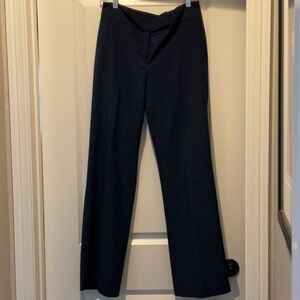 Chadwicks Brand Lower Waist Chic Navy Blue Wide-Leg Trousers